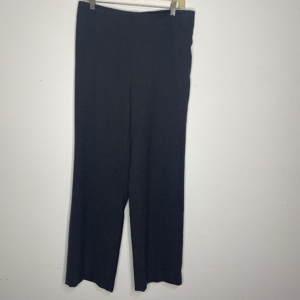 Armani Collezioni Womens Grey Wide Leg Pants Dress Trousers Sz 8